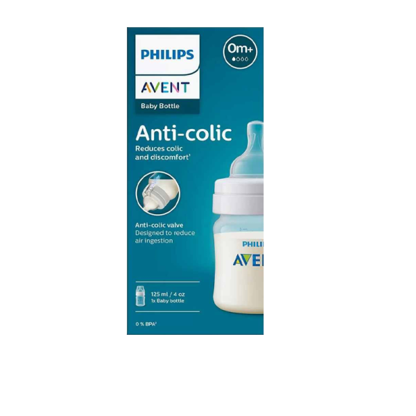 AVENT ANTI-COLIC BOTTLE 125 ML 0 M+