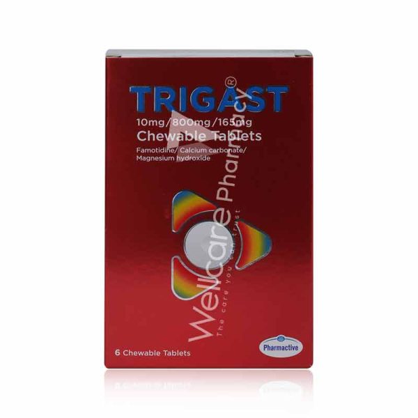 TRIGAST X 12CHEWABLE TABLETS