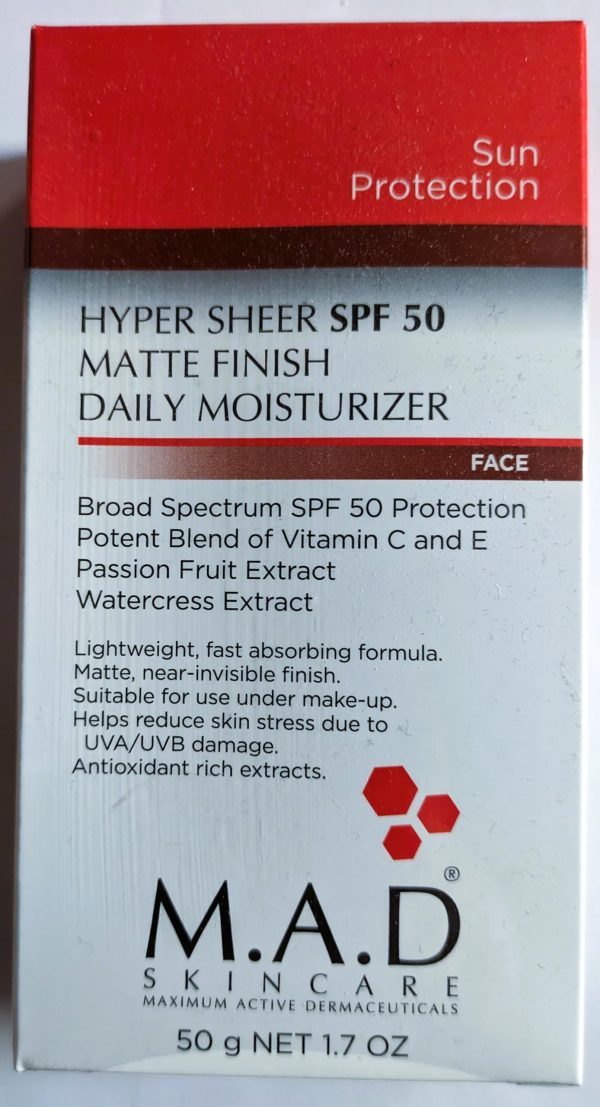 M.A.D MATTE DAILY MOISTURIZER SPF 50