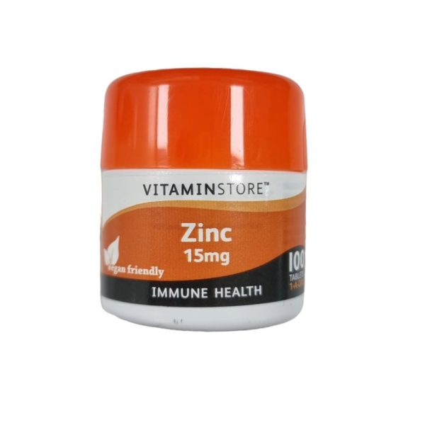 VITAMIN STORE ZINC 15 MG *100TAB