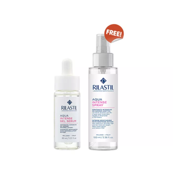 BIPACK AQUA INTENSE GEL SERUM +SPRAY FREE