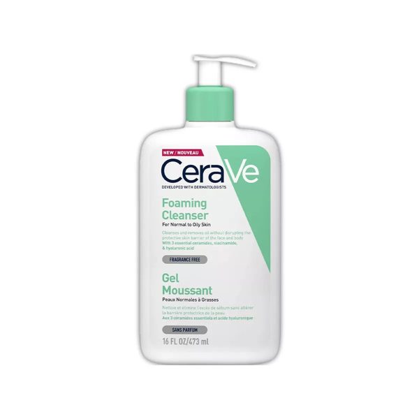 CeraVe – Foaming Cleanser 473 ml (Normal To Oily Skin)