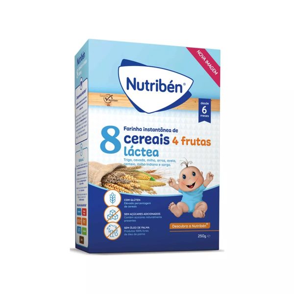 Nutriben – 8 drithërat 4 fruta me qumësht (6m+)