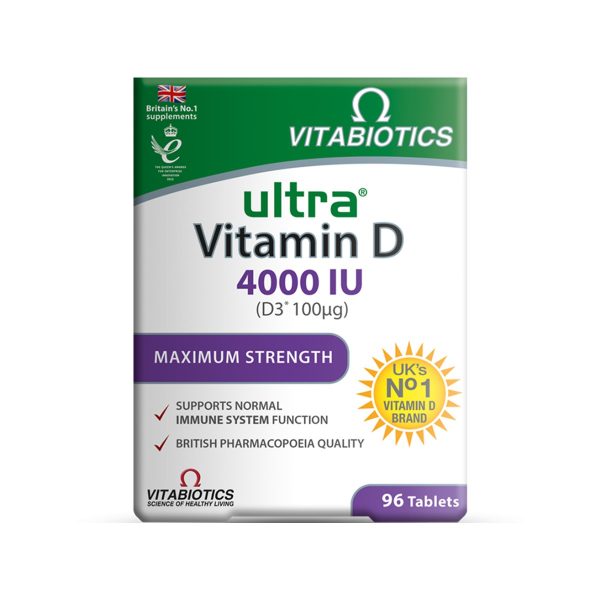 Vitabiotics – Ultra Vitamin D 4000 IU