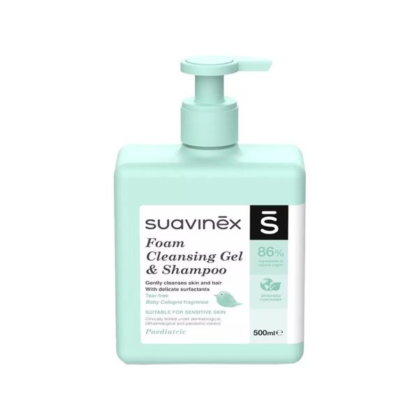 Suavinex – Xhel-shampo shkumëzuese 500 ml