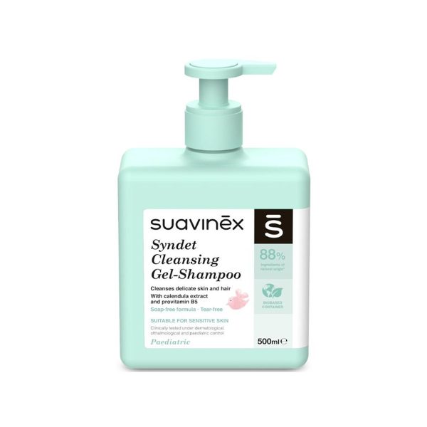 Suavinex – Syndet cleansing gel and shampoo 500 ml