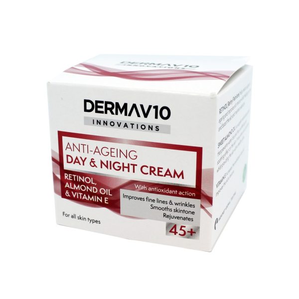 Derma V10 Anti-Ageing Day&Night Cream 45+