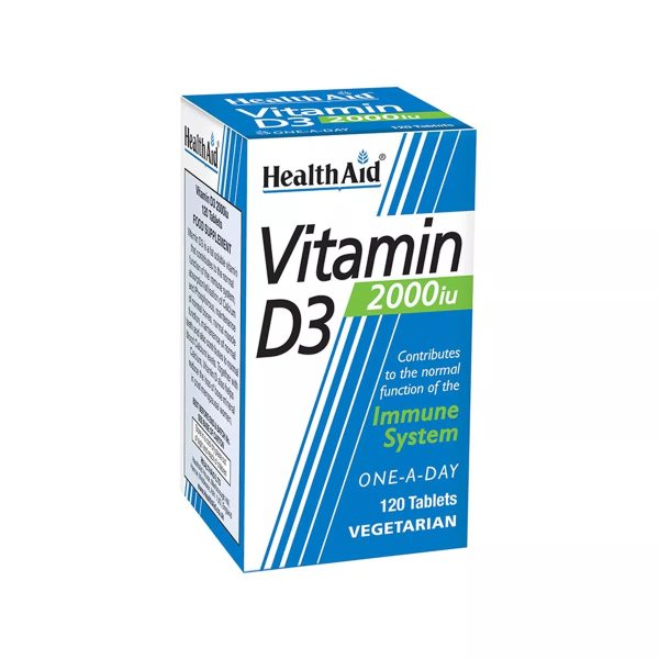 Health Aid – Vitamin D3 2000IU