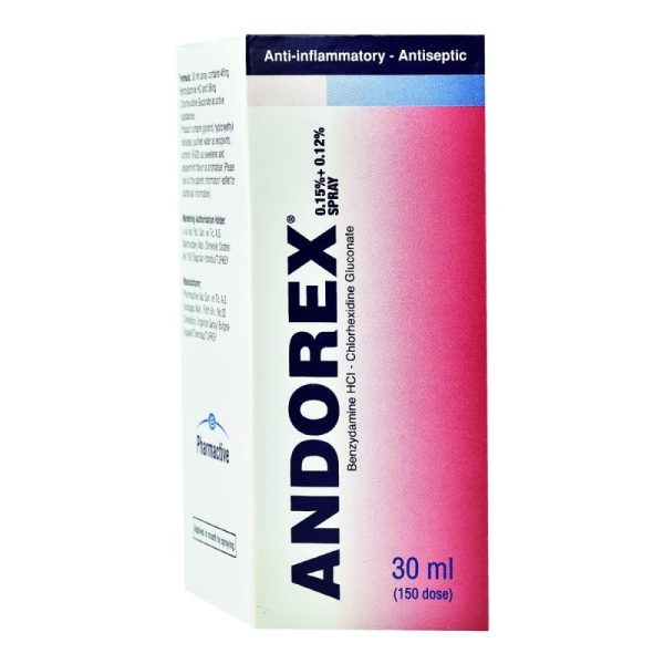 ANDOREX 0.15% + 0.12% SPRAY - 30 ML