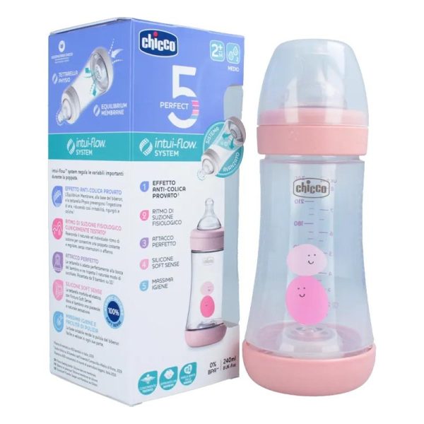 Chicco Baby Bottle 5 girl (2 m+) 240 ml