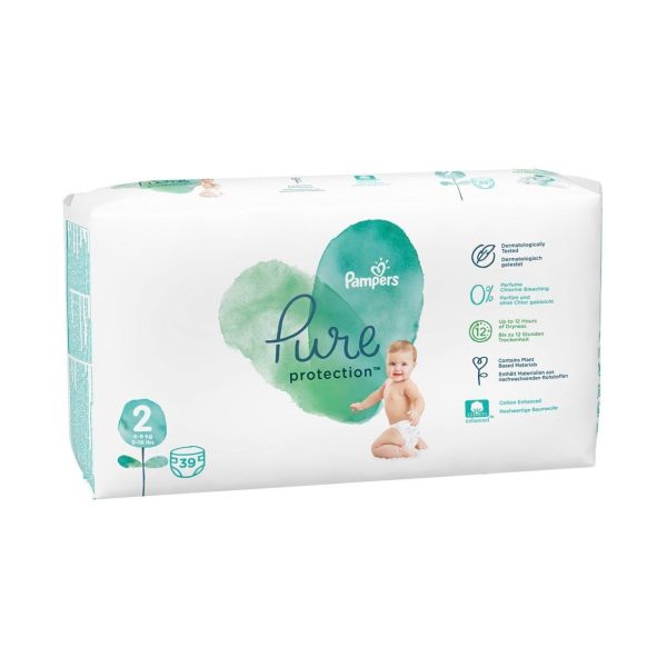 Pampers Pure Protection 2 (4-8kg 39 cope )