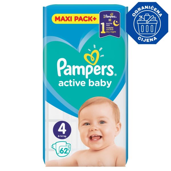 Pampers Active Baby 4 (9 -14 KG )