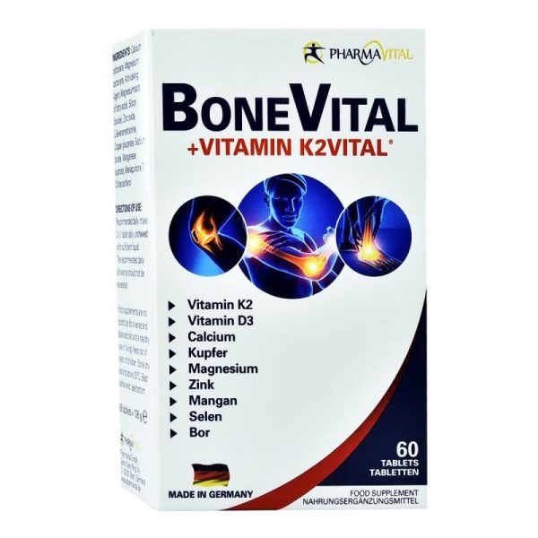 BONEVITAL + VITAMIN K2VITAL - 60 TABLETS