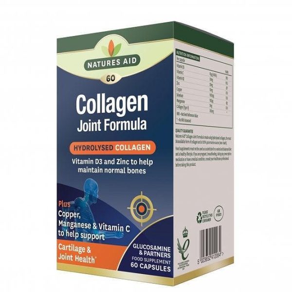 Natures Aid Collagen Joint Formula 60 Caps