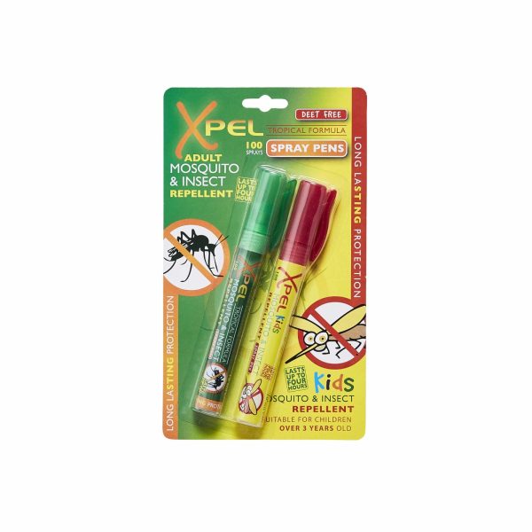 Xpel Adult & Kids Mosquito & Insect Repellent & Bite Relief Pen 2 x 10ml